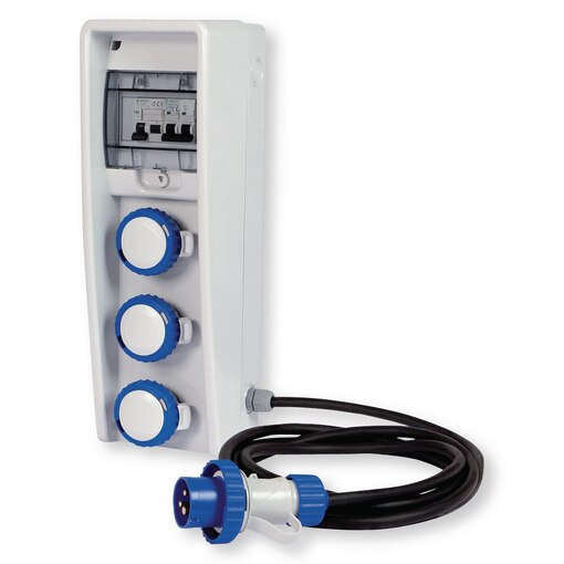 Quadro 3 prese 16A 220V